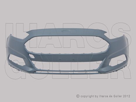 Ford Mondeo 2015.01.01-2019.02.04 Első lökhárító alapozott, szenzor/FSZmosó jel. (16CY)