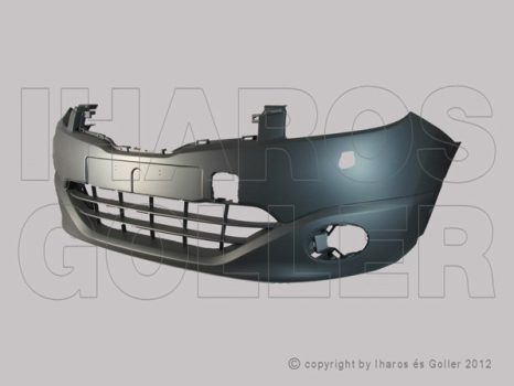 Nissan Qashqai J10 2010.05.01-2013.11.30 Első lökhárító alapozott, fsz.mosó jelöléssel (1DR6)