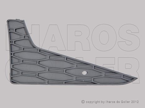 Seat Leon 2012.12.01-2016.12.01 Rács első lökhárítóba jobb (FR) (1C4L)
