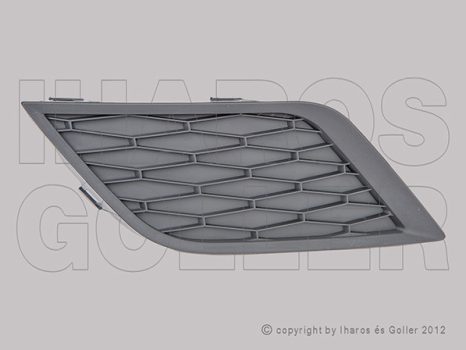 Seat Leon 2012.12.01-2016.12.01 Rács a lökhárítóba bal, nem ködlámpás (1C4N)