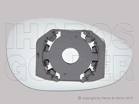 Fiat 500 2007.07.01-2015.06.30 Tükörlap cserélhető bal, domború (04FW)