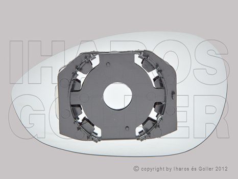 Fiat 500 2007.07.01-2015.06.30 Tükörlap cserélhető jobb, domború (04GW)