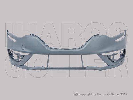 Renault Megane 2016.03.01-2020.10.08 Első lökh.alap. szenzor jel. oldaltartókkal+vonósz (1819)