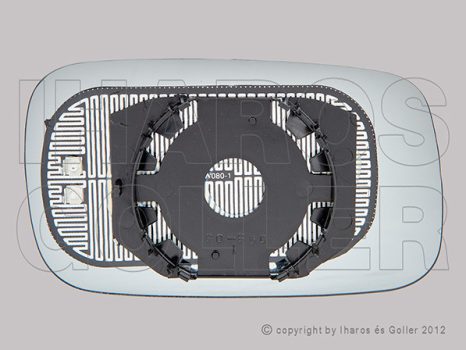 VW Caddy II 1995.07.01-2004.01.31 Tükörlap cserélhető bal, sík, fűthető (0T9W)