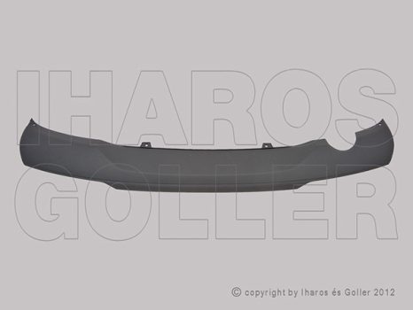 Opel Astra K/1 2015.06.01-2019.07.02 Hátsó lökhárító alatti spoiler, fekete (5 ajtós) (192X)