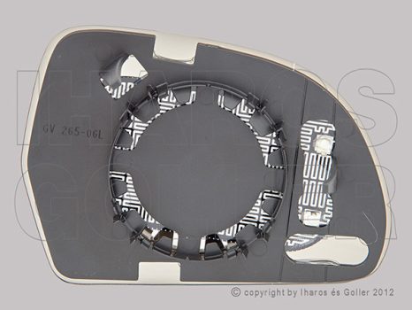 Audi A3 8P(3 ajtós) 2008.05.01-2012.08.31 Tükörlap cserélhető bal, aszférikus, fűthető (091B)