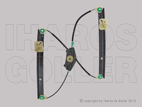 Audi A4 2007.11.01-12.01.31 Ablakemelő motor nélkül, bal első (0BWT)