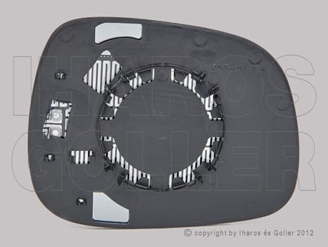 BMW X1 (E84) 2009.10.24-2012.06.30 Tükörlap cserélhető jobb aszférikus, fűthető (1T8E)