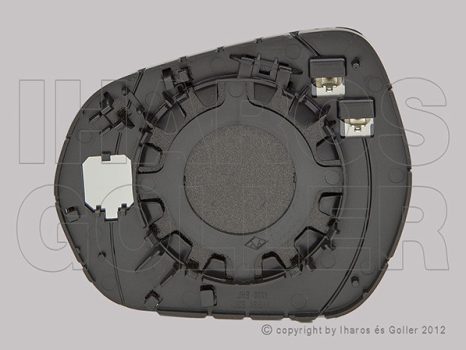 Ford Fiesta 2017.06.01- Tükörlap cserélhető jobb, domború, fűthető (1J8W)