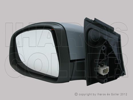 Ford Focus 2011.03.01-2014.09.31 Visszapillantó tükör fűthetőfényezendővillogós,parkolófény holttérfigy. behajtható. bal * (0WC4)