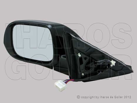 Honda Accord 2003.02.01-2008.06.30 Visszapillantó tükör bal elektromos  állítás, fűthető, fényezendő, villogós, elektromos  behajtható. (0ZFM)