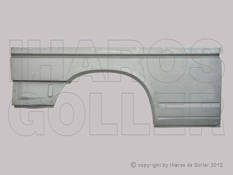 VW Transporter (T4) 1990.09.01-2003.03.31 Hátsó sárvédő alsóész jobb (hosszú modell) (19CZ)