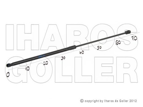 Skoda Octavia (5E) 2013.02.01-2016.09.30 Gázrugó, 500N, 660mm (csomagtér ajtó teleszkóp) (1HDW)