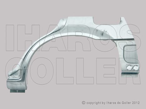 Mazda 323 1998.10.01-2001.01.31 Hátsó sárvédő javítóív bal 4 ajtós  (18WG)