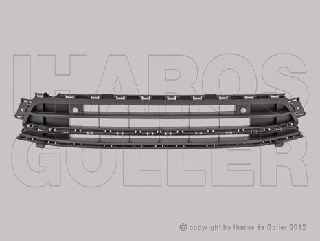 VW Jetta 2014.09.01- Rács első lökhárítóba közép (szenzoros) (1DID)