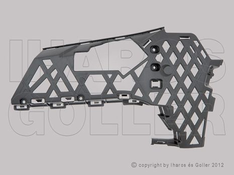 VW Passat (B8) 2014.07.21-2019.07.08 Első lökhárító tartó bal, külső (lökhárítóba) (1CCV)