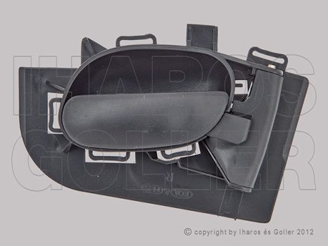 Peugeot 206 1998.09.01-2007.07.31 Első-hátsó belső kilincs jobb (műanyagházzal) (09GC)