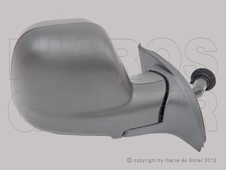 Citroen Berlingo B9 2012.04.01-2015.02.01 Visszapillantó tükör jobb, bowdenes állítható, domború, hőmérős  (139Z)