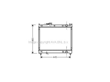 Suzuki Vitara/Grand Vitara 1988.05.01-1998.03.31 Vízhűtő (478x375x26) (0M26)