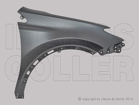 Toyota RAV-4 XA40 2013.04.13-2015.12.01 Első sárvédő, jobb, díszléces (nem oldalvillogós) (08G0)