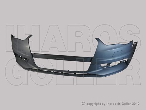 Audi A3 8VS(4 ajtós) 2013.05.01-2016.01.31 Első lökhárító alapozott, fsz.mosós, 2 szenzoros (14W1)