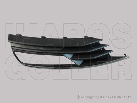 Audi A3 8VS(4 ajtós) 2013.05.01-2016.01.31 Rács a lökhárítóba bal króm díszléces (ködlámpás) (14W2)