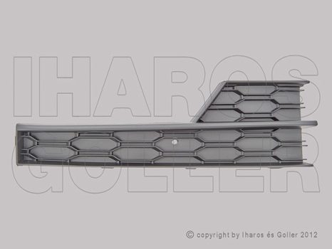 Skoda Octavia (5E) 2016.10.01-2020.06.15 Rács a lökhárítóba jobb, ködlámpás (1FDT)