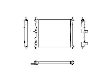 Fiat Marea 1995.09.01-2002.11.30 Vízhűtő (0M2M)