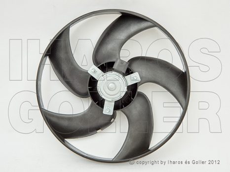 Peugeot 206 1998.09.01-2007.07.31 Hűtőventilátor-motor lapáttal, klíma nélkülihez (0T6C)