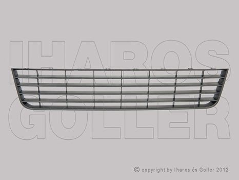 VW Golf V 2003.10.01-2008.09.30 Rács a lökhárítóba közép, 4 bordás (07CM)